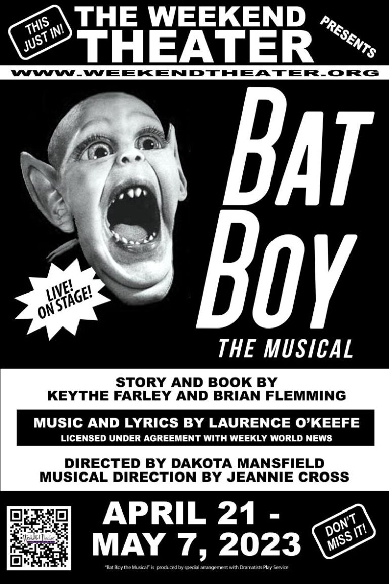 CAST ANNOUNCEMENT FOR BATBOY: THE MUSICAL COMING SOON!