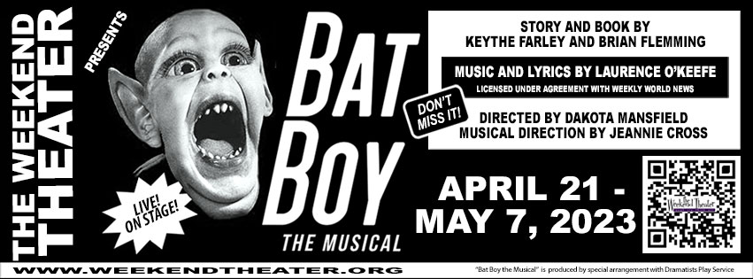 Auditions for BatBoy: The Musical! at The Weekend Theater!