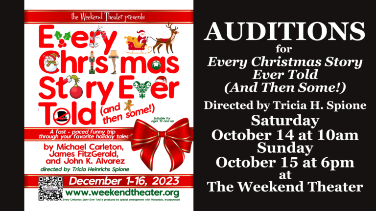 Announcing auditions for Every Christmas Story Ever Told (And Then Some!)